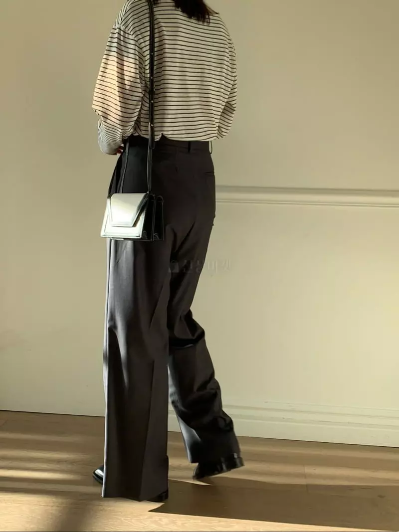 Sendtwo - Korean Women Fashion - #womensfashion - Feminine Pants - 4
