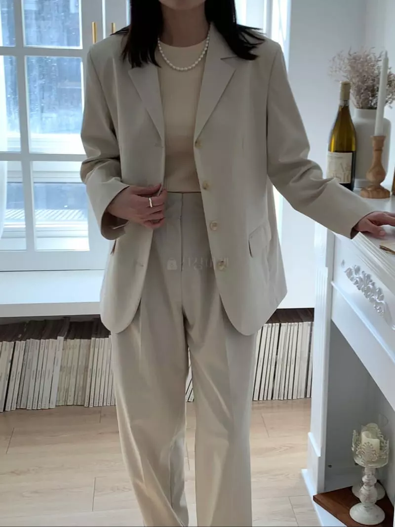 Sendtwo - Korean Women Fashion - #womensfashion - Natural Jacket - 3