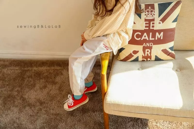 Sewing B - Korean Children Fashion - #kidzfashiontrend - Colar Jogger Pants - 4