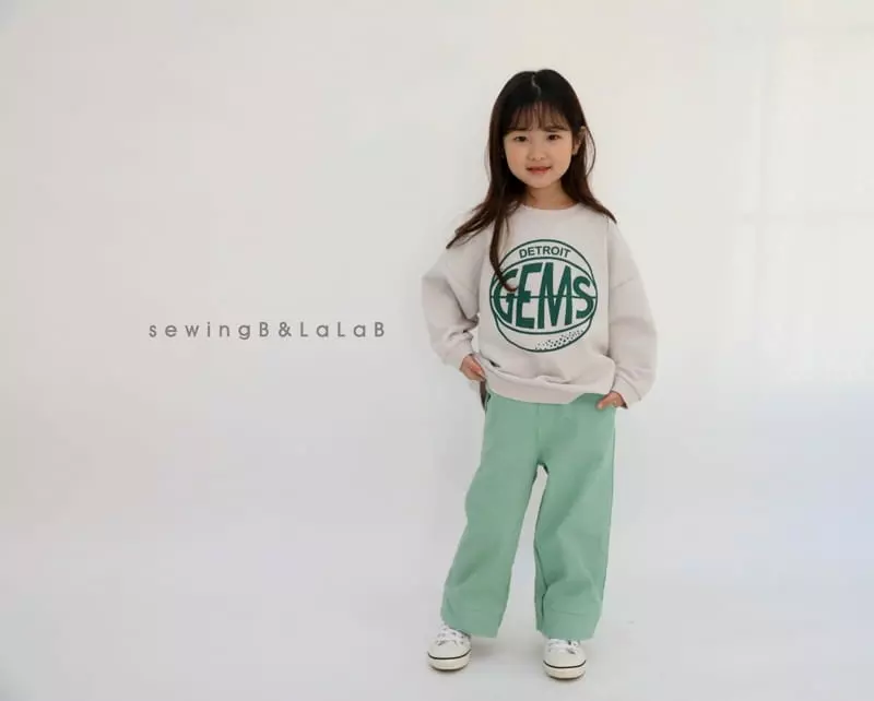 Sewing B - Korean Children Fashion - #Kfashion4kids - Basketball Sweatshirt