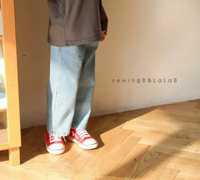 Sewing B - Korean Children Fashion - #childofig - Straight Span Jeans - 9