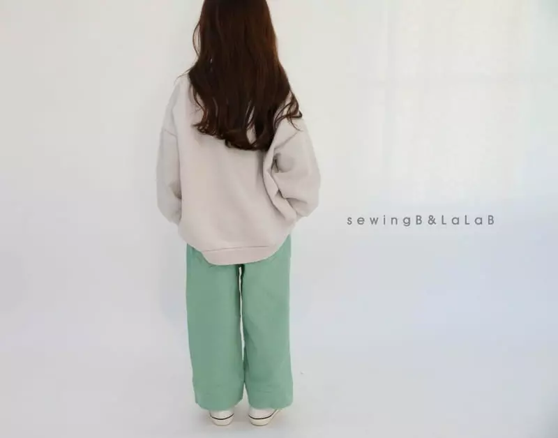 Sewing B - Korean Children Fashion - #childofig - Basketball Sweatshirt - 9