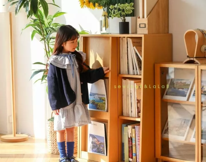 Sewing B - Korean Children Fashion - #childrensboutique - Double Collar One-piece - 3