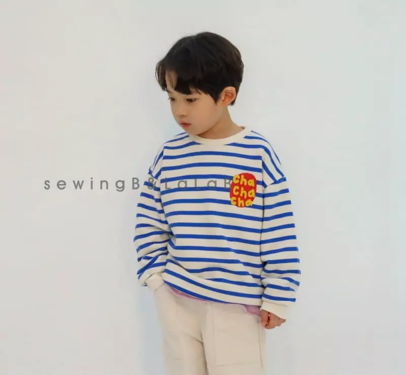 Sewing B - Korean Children Fashion - #designkidswear - Chachacha Stripes Sweatshirt - 3