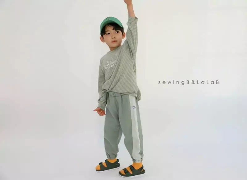 Sewing B - Korean Children Fashion - #kidsshorts - Colar Jogger Pants
