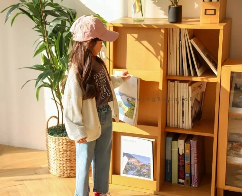 Sewing B - Korean Children Fashion - #kidsstore - Waffle Cardigan - 6