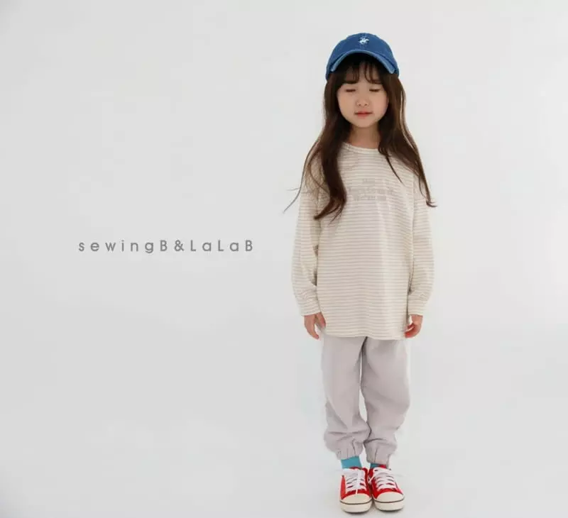 Sewing B - Korean Children Fashion - #kidsstore - Colar Jogger Pants - 2