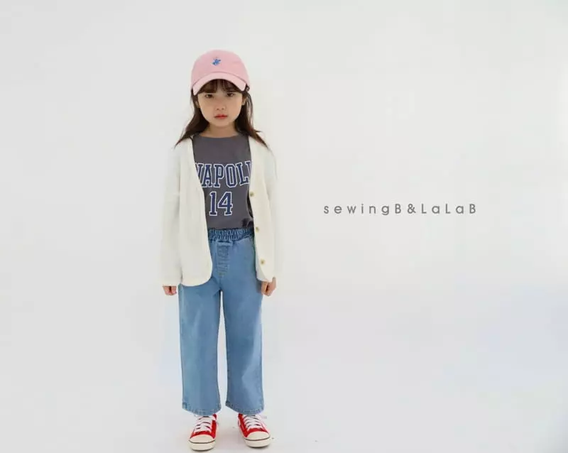 Sewing B - Korean Children Fashion - #kidzfashiontrend - Straight Span Jeans - 3