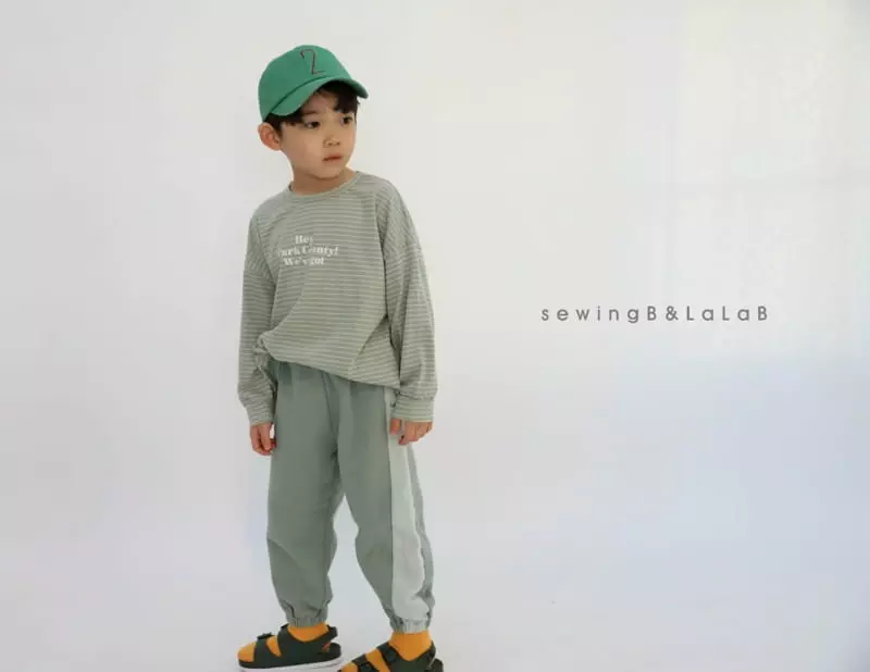 Sewing B - Korean Children Fashion - #kidzfashiontrend - Colar Jogger Pants - 3