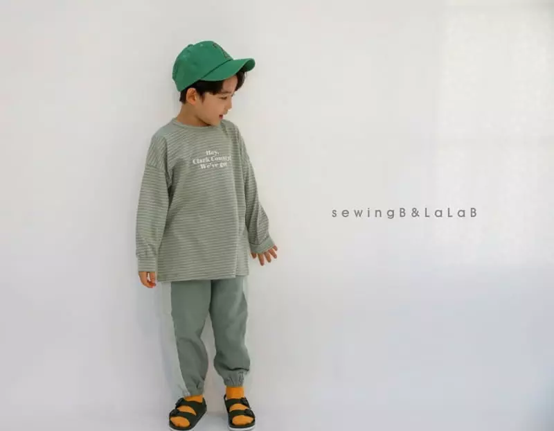 Sewing B - Korean Children Fashion - #littlefashionista - Colar Jogger Pants - 5