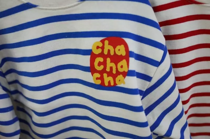 Sewing B - Korean Children Fashion - #minifashionista - Chachacha Stripes Sweatshirt - 12