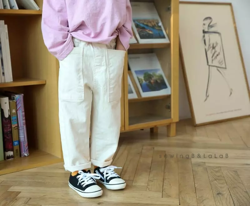 Sewing B - Korean Children Fashion - #prettylittlegirls - Out Pocket Pants - 5