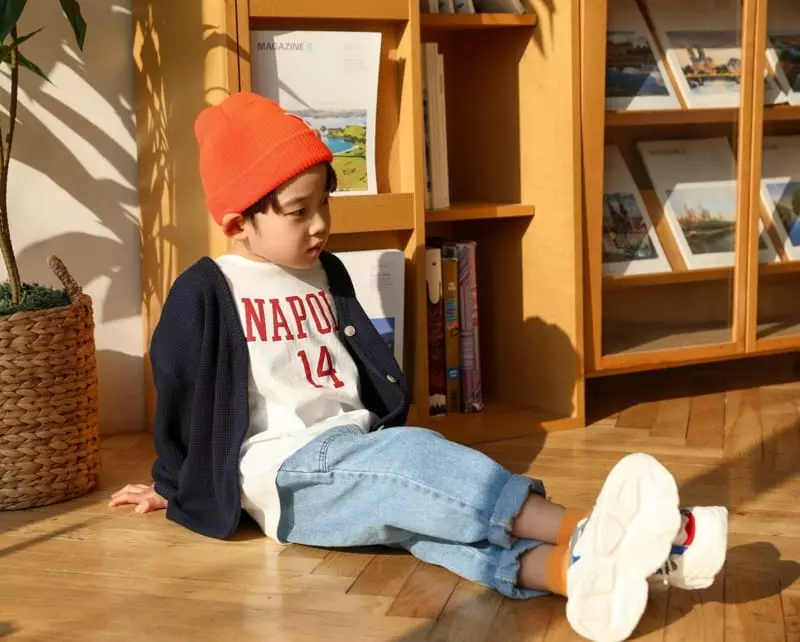 Sewing B - Korean Children Fashion - #prettylittlegirls - Waffle Cardigan - 12