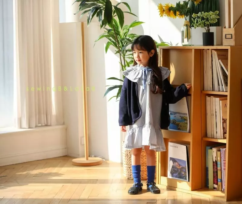 Sewing B - Korean Children Fashion - #prettylittlegirls - Lace Sweatshirt - 6