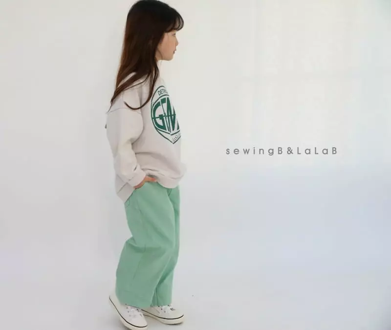 Sewing B - Korean Children Fashion - #stylishchildhood - Basketball Sweatshirt - 8