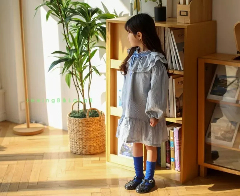 Sewing B - Korean Children Fashion - #todddlerfashion - Lace Sweatshirt - 7