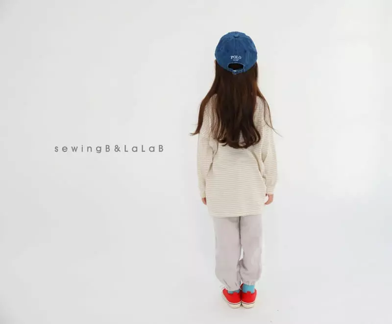 Sewing B - Korean Children Fashion - #prettylittlegirls - Stripes Hey Tee - 4