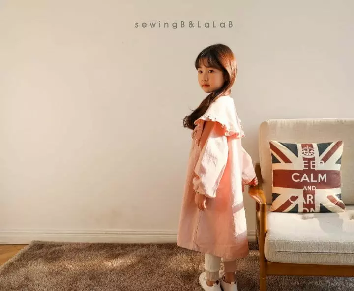 Sewing B - Korean Children Fashion - #todddlerfashion - Big Collar Cherry One-piece - 2