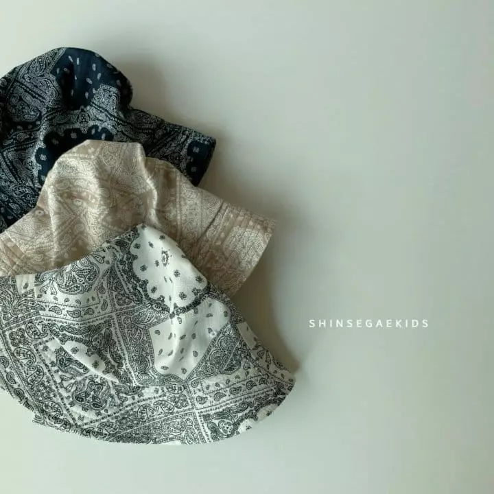 Shinseage Kids - Korean Children Fashion - #childofig - Paisely String Bucket Hat - 5