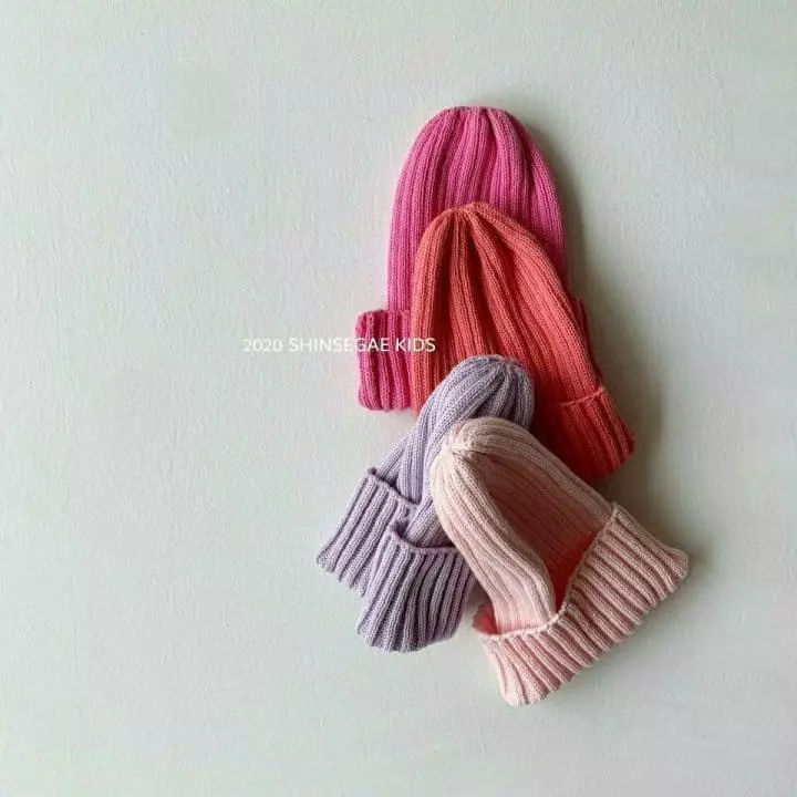 Shinseage Kids - Korean Children Fashion - #childofig - Spring Rib Beanie - 2