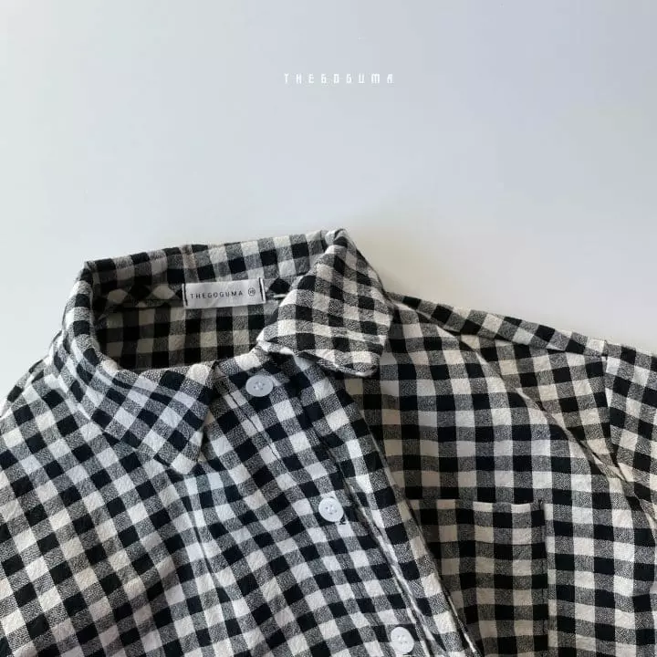 Shinseage Kids - Korean Children Fashion - #kidsshorts - Check Shirt - 12