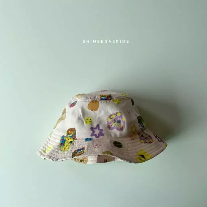 Shinseage Kids - Korean Children Fashion - #fashionkids - Bear Paint Bucket Hat - 4