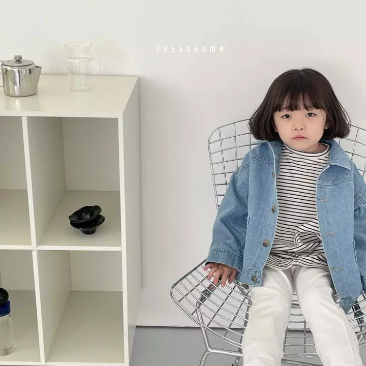 Shinseage Kids - Korean Children Fashion - #kidsshorts - Denim Jacket