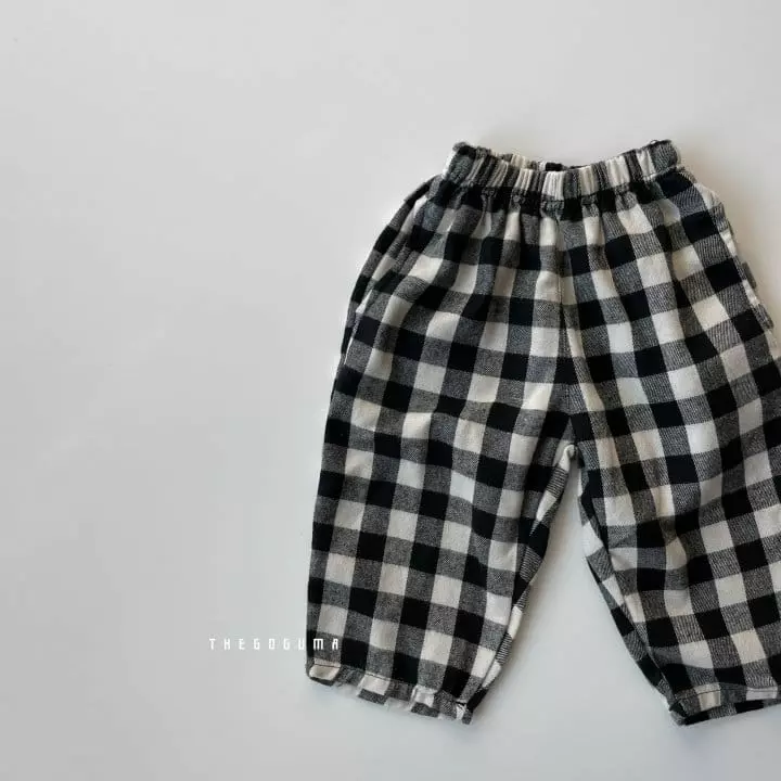 Shinseage Kids - Korean Children Fashion - #magicofchildhood - Big Check Pants - 5
