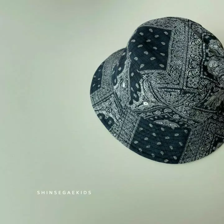 Shinseage Kids - Korean Children Fashion - #minifashionista - Paisely String Bucket Hat - 3