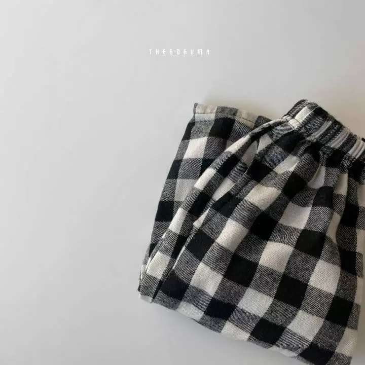 Shinseage Kids - Korean Children Fashion - #prettylittlegirls - Big Check Pants - 7