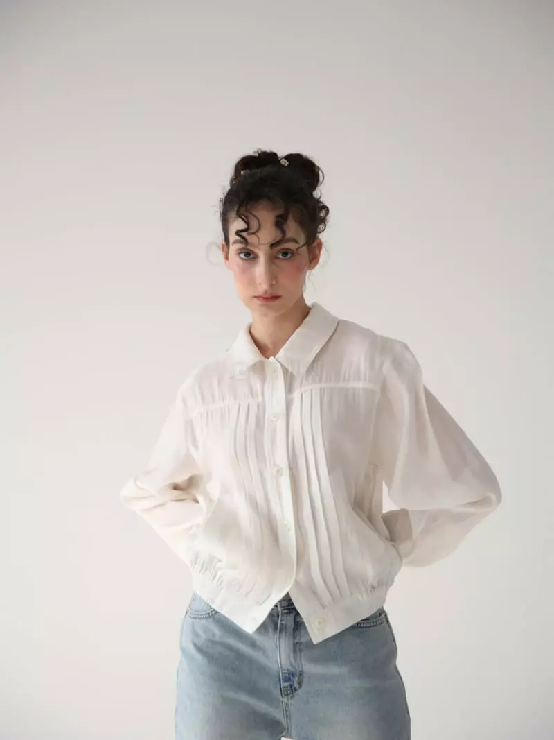 Sia - Korean Women Fashion - #pursuepretty - Pintuck Blouse - 2
