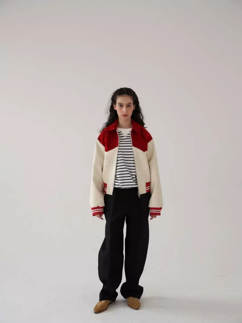 Sia - Korean Women Fashion - #restrostyle - Track Barsity Jacket - 2