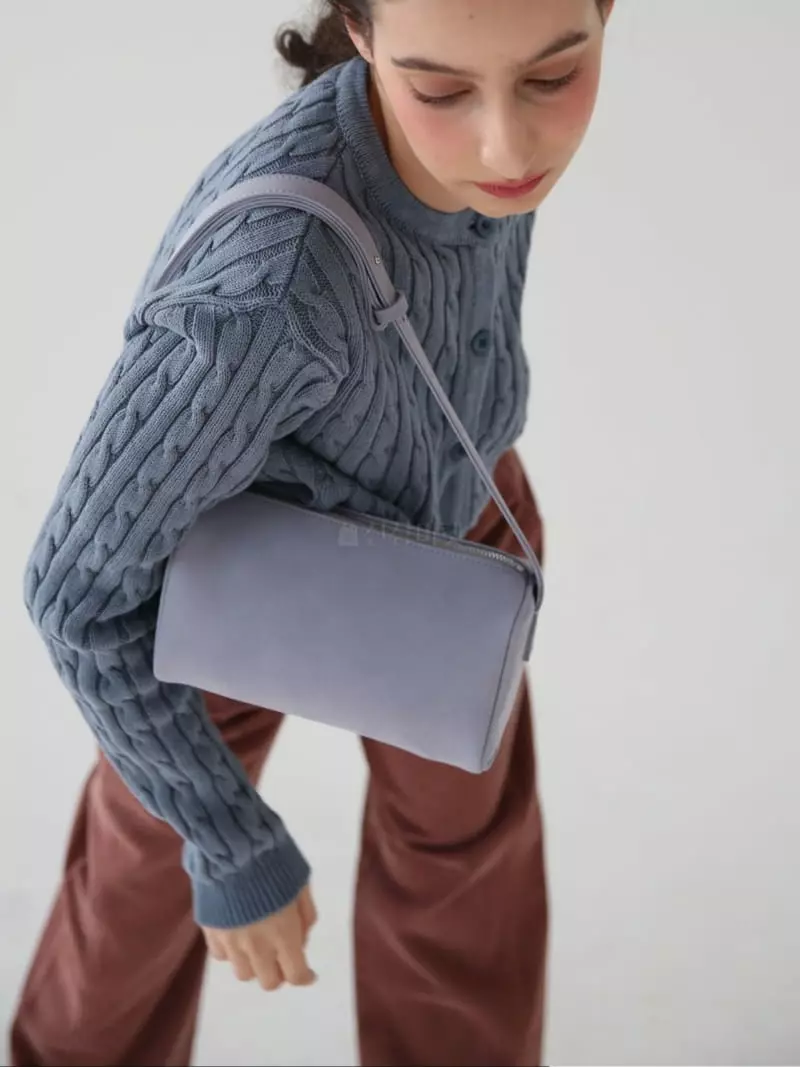 Sia - Korean Women Fashion - #vintageinspired - Noobuck Stitch Bag - 3