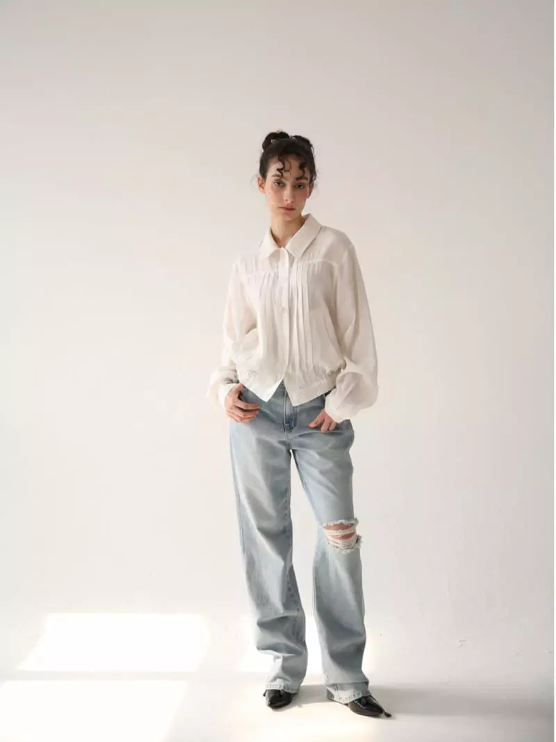 Sia - Korean Women Fashion - #vintageinspired - Damage Pants - 2