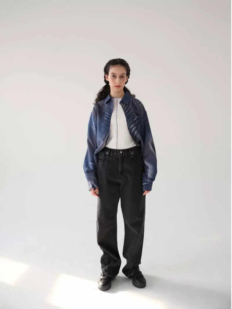 Sia - Korean Women Fashion - #womensfashion - Turn-up Black Pants - 2