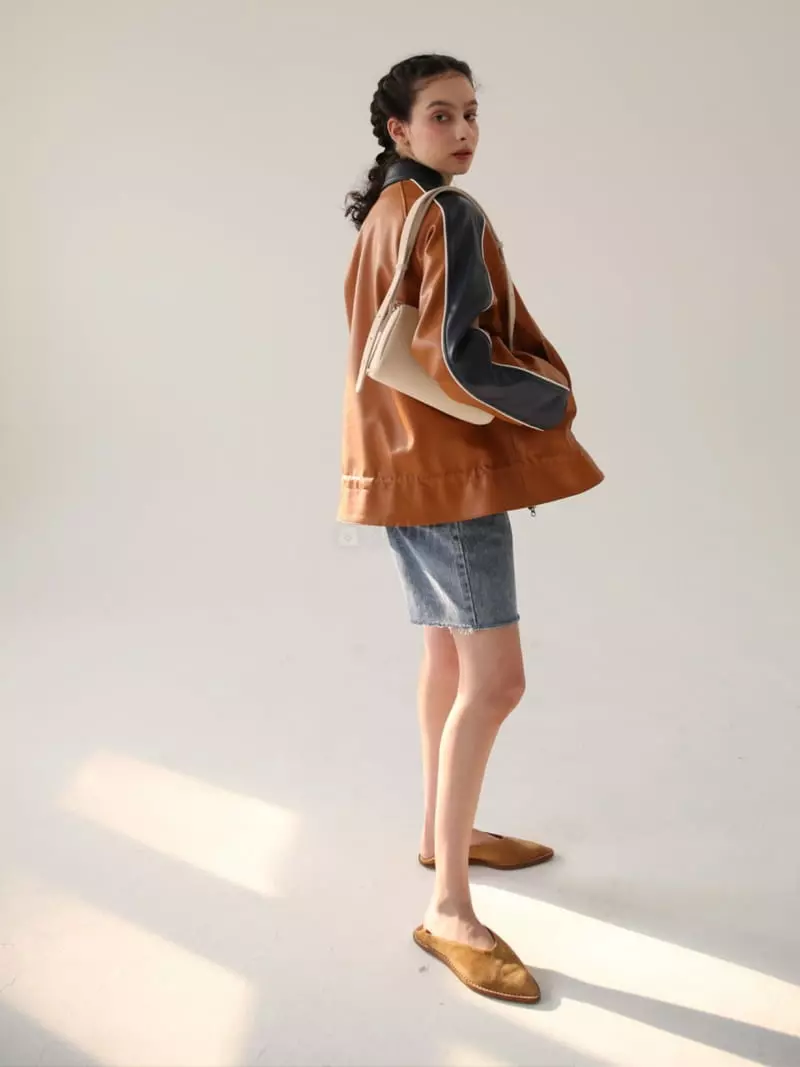 Sia - Korean Women Fashion - #womensfashion - Noobuck Stitch Bag - 2