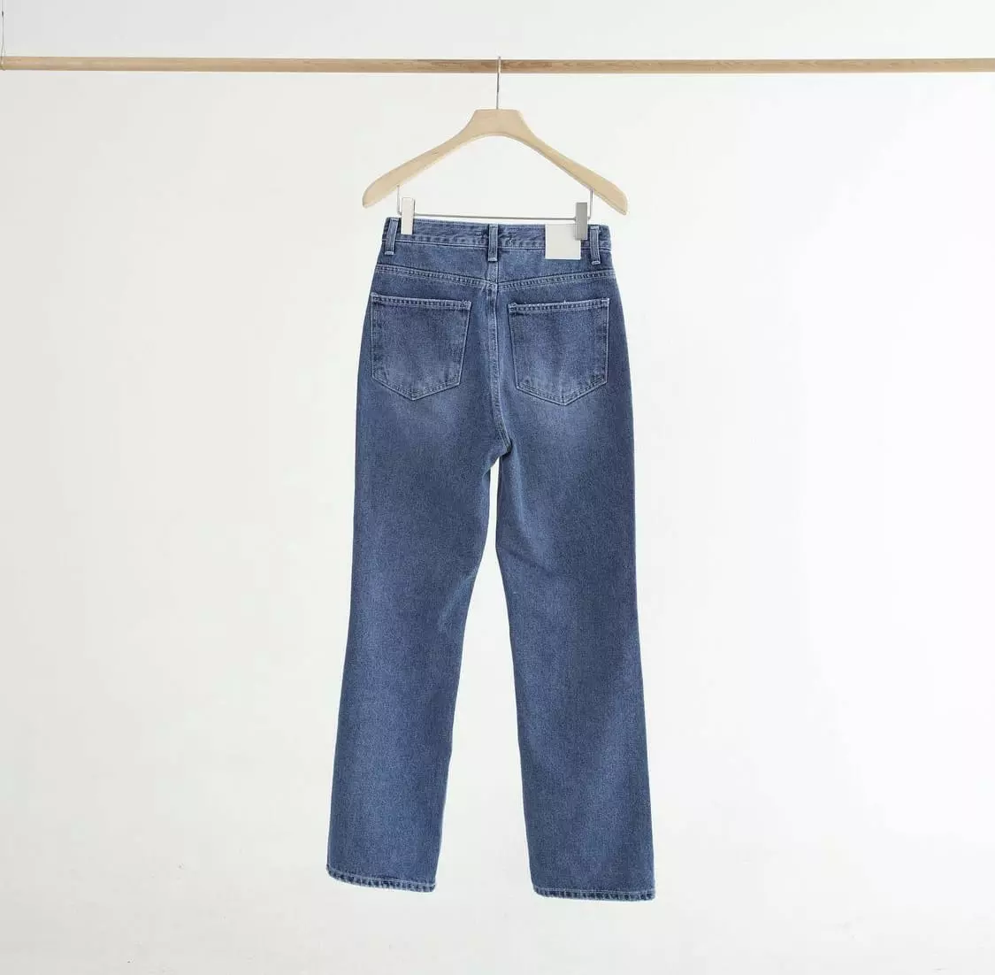Silver - Korean Women Fashion - #womensfashion - Regular Jeans - 4