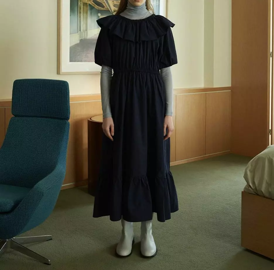 Silver - Korean Women Fashion - #momslook - See-through Turtleneck