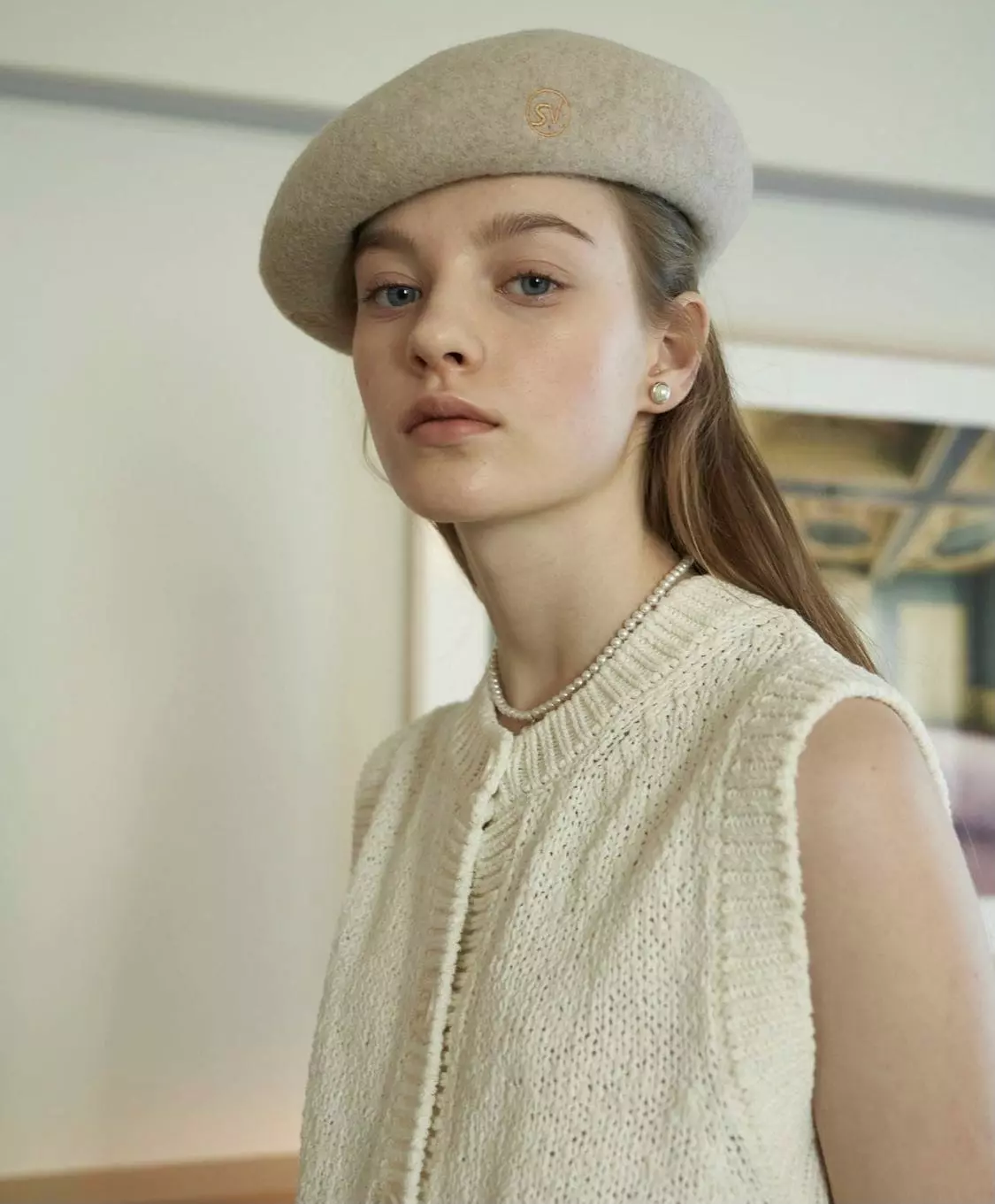 Silver - Korean Women Fashion - #momslook - Spring Wool Beret - 2