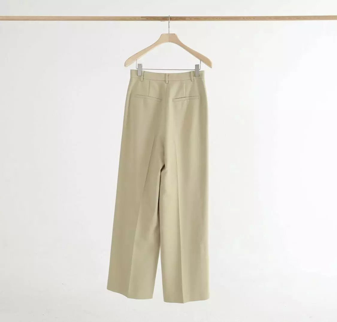 Silver - Korean Women Fashion - #momslook - Pintuck Pants - 6