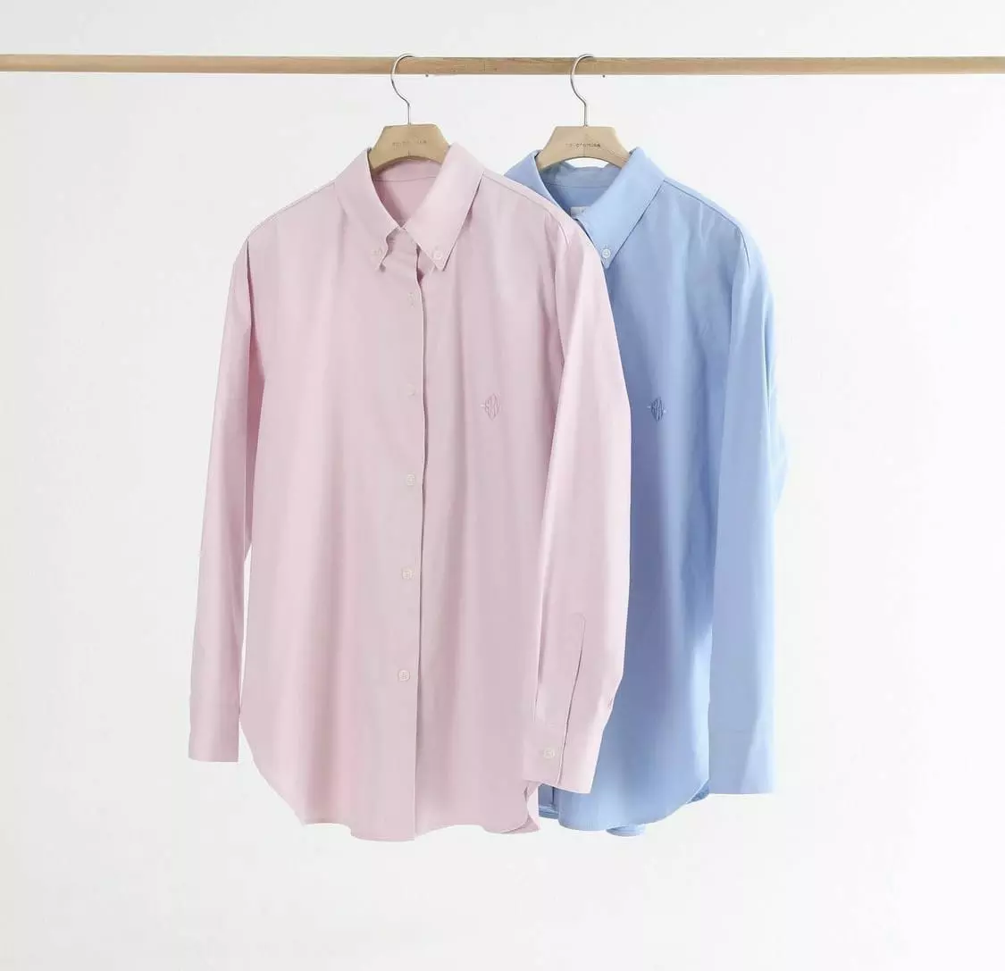 Silver - Korean Women Fashion - #momslook - Embroidery Shirt - 2