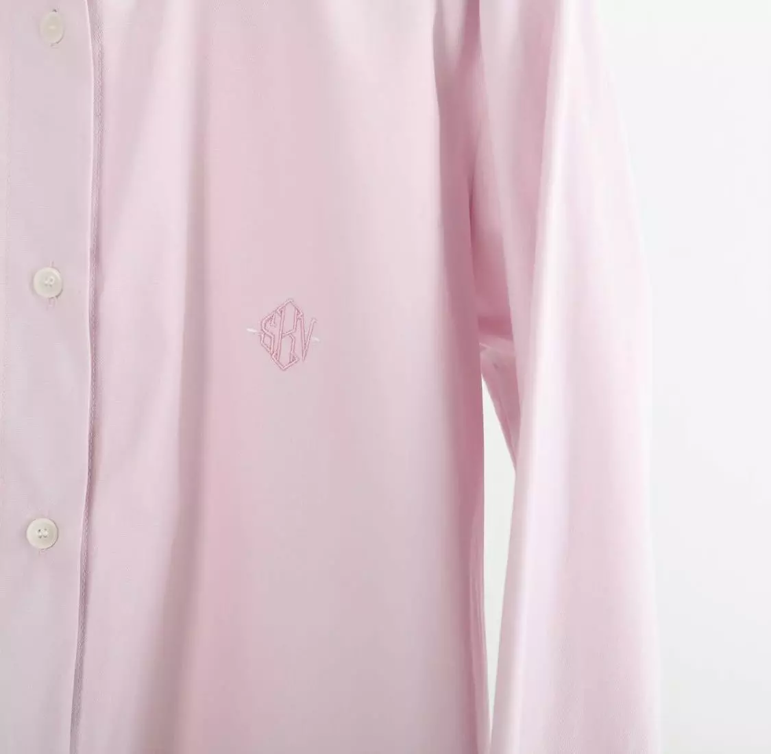 Silver - Korean Women Fashion - #momslook - Embroidery Shirt - 6