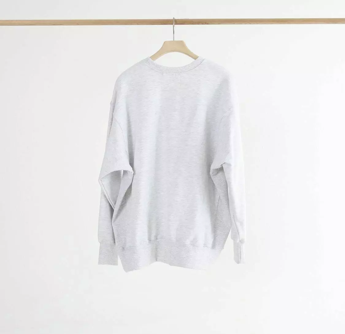 Silver - Korean Women Fashion - #romanticstyle - University Sweatshirt - 12