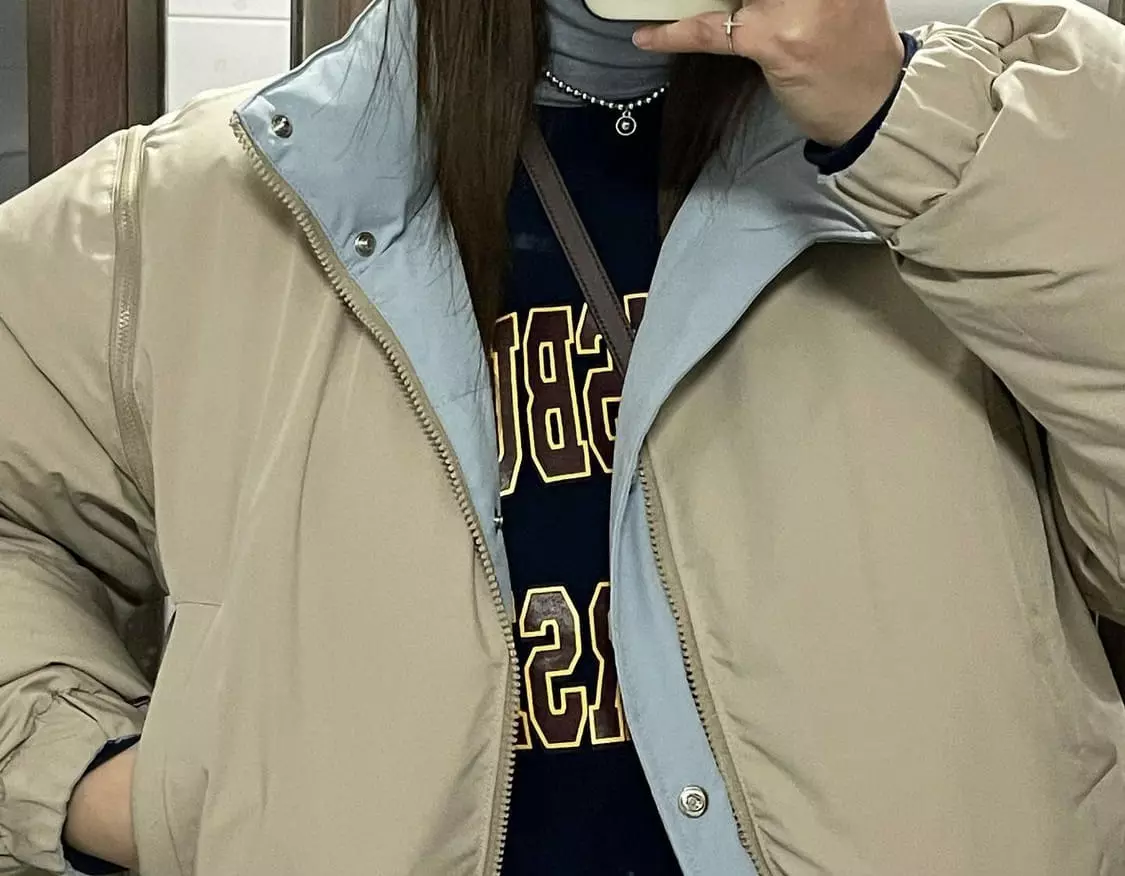 Silver - Korean Women Fashion - #womensfashion - University Sweatshirt - 3