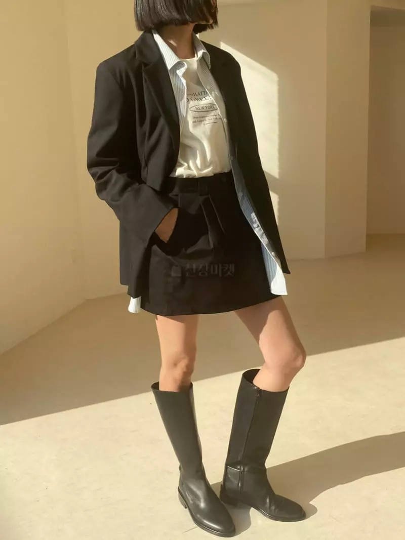 Sllow - Korean Women Fashion - #momslook - Signature Single Span Jacket