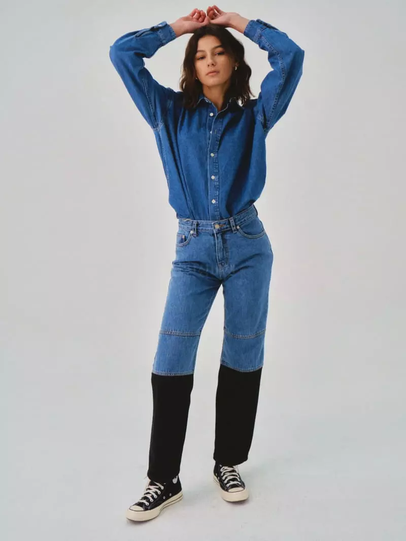 Sllow - Korean Women Fashion - #womensfashion - Carol Fade Denim Shirt - 4