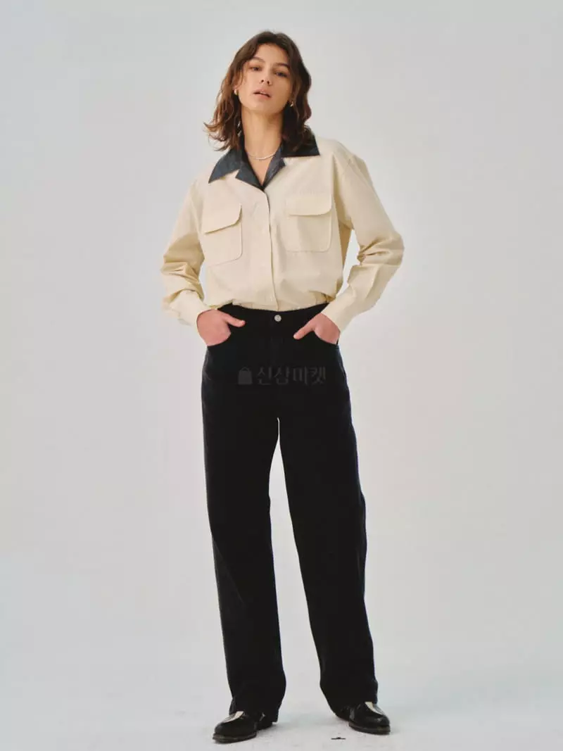 Sllow - Korean Women Fashion - #momslook - Double Back Pocket Regular Jenas