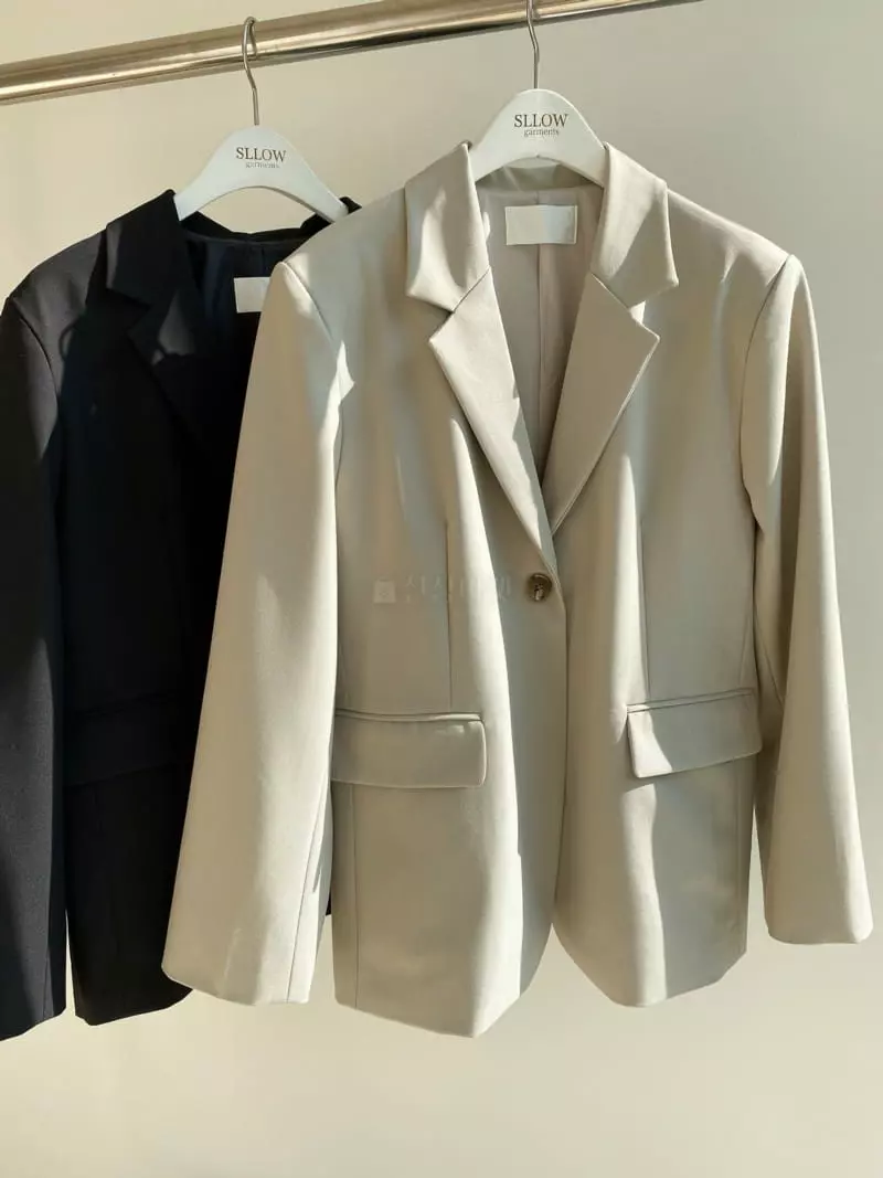 Sllow - Korean Women Fashion - #momslook - Signature Single Span Jacket - 4