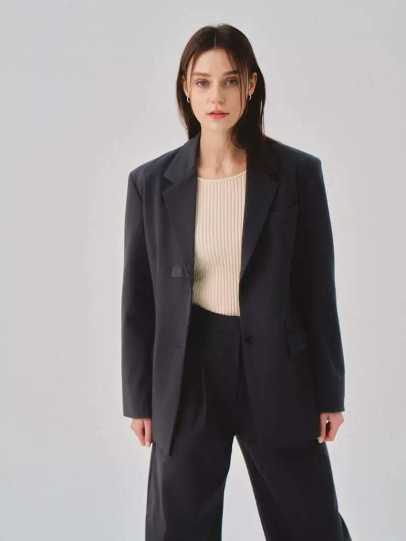 Sllow - Korean Women Fashion - #momslook - Brooke Tailored Jacket - 4