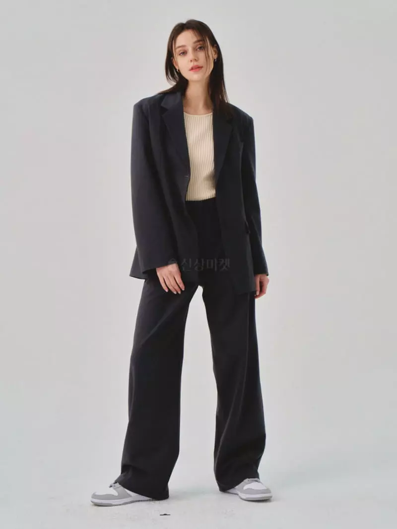 Sllow - Korean Women Fashion - #womensfashion - Brooke Tailored Wide Pants
